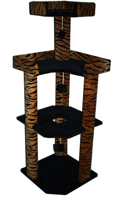 Animal Print carpeted Cat Furniture.
