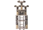 Animal print Cat Tree. The ZEBRA Kitty GYM is perfect for your Cats