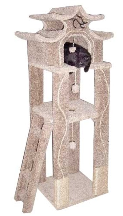 Pagoda Cat Tree. Plus Cat Furniture.